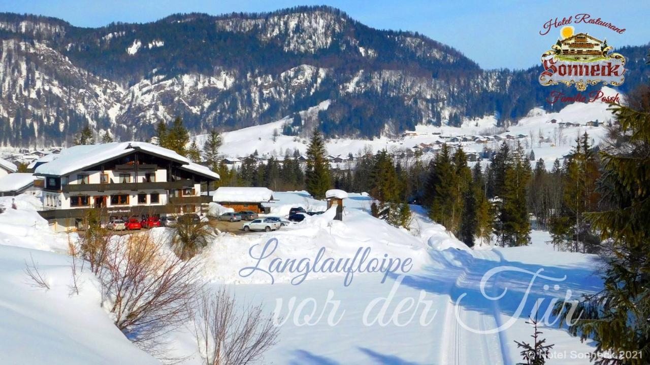 Hotel-Gasthof-Sonneck Reit im Winkl Exterior foto